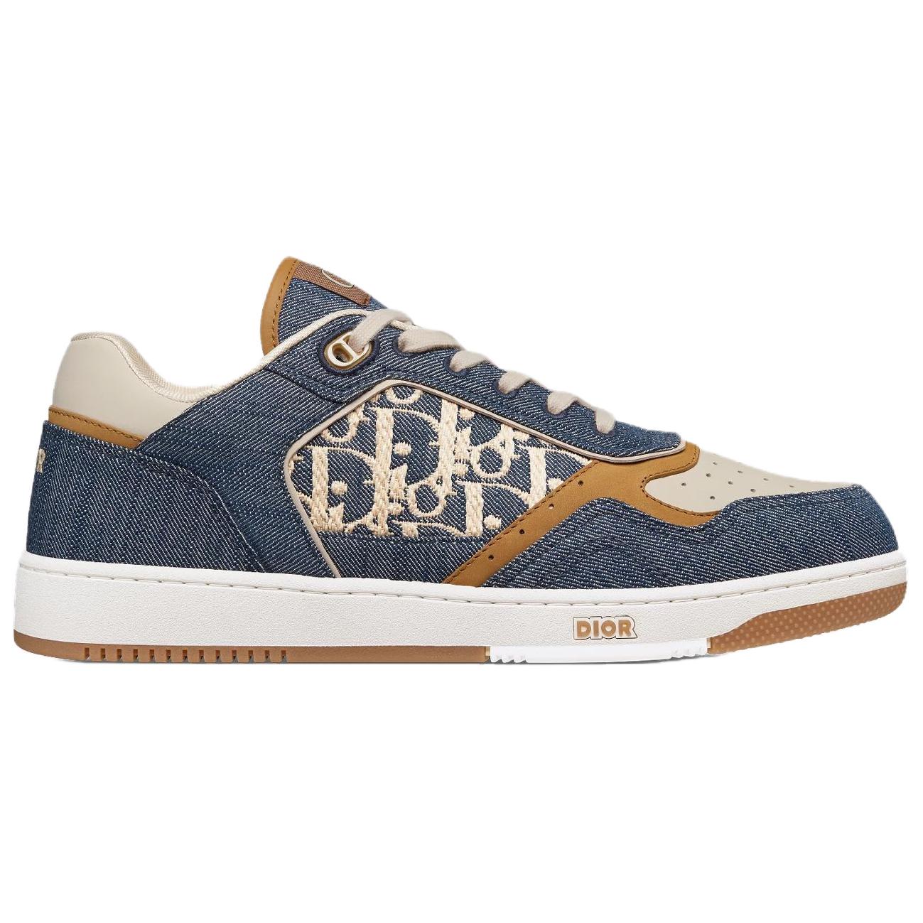 DIOR B27 Uptown Low Top Skateboard Shoes Men's Blue