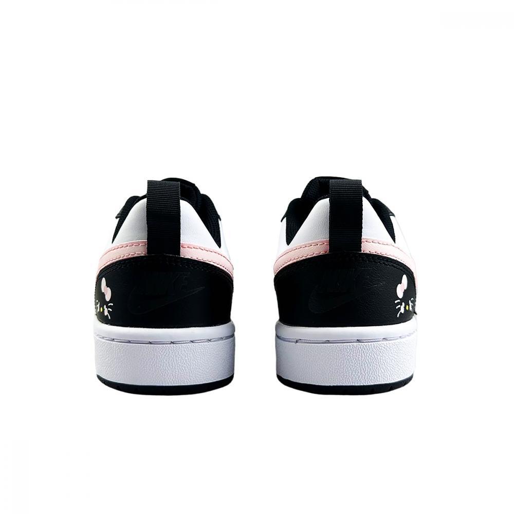 Nike Court Borough Slip-Resistant Low-Top Skateboard Shoes GS Black Pink купить в интернет-магазине Yoocart с быстрой доставкой по России.