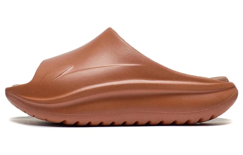 LiNing SOFT SLIPPER EVA Slide Slippers Unisex Amber Brown