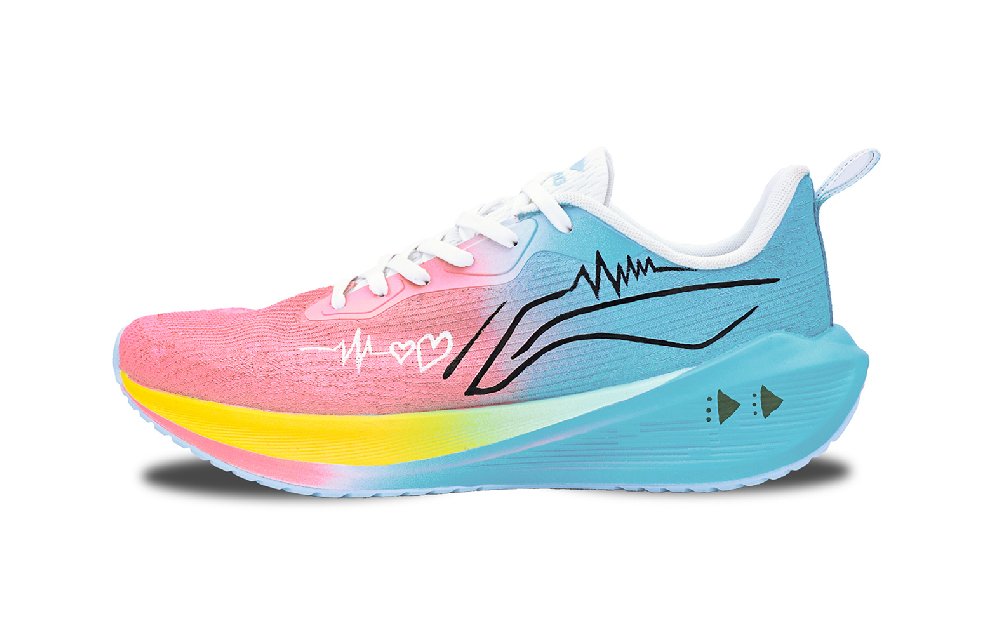 LiNing WuShi Lite Low Top Running Shoes Men's Pink Blue