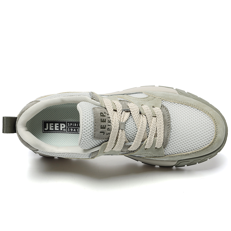 JEEP SPIRIT Low Top Skateboard Shoes Men's Dragon Well Green