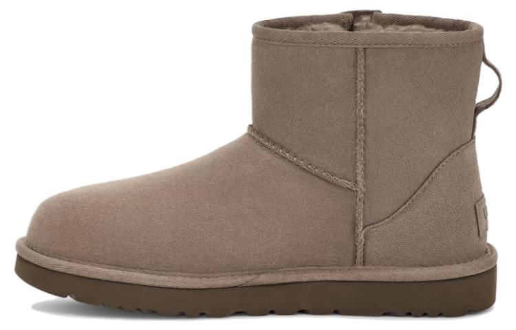 UGG Classic Mini Bailey Zip 'Beige Grey' Women's
