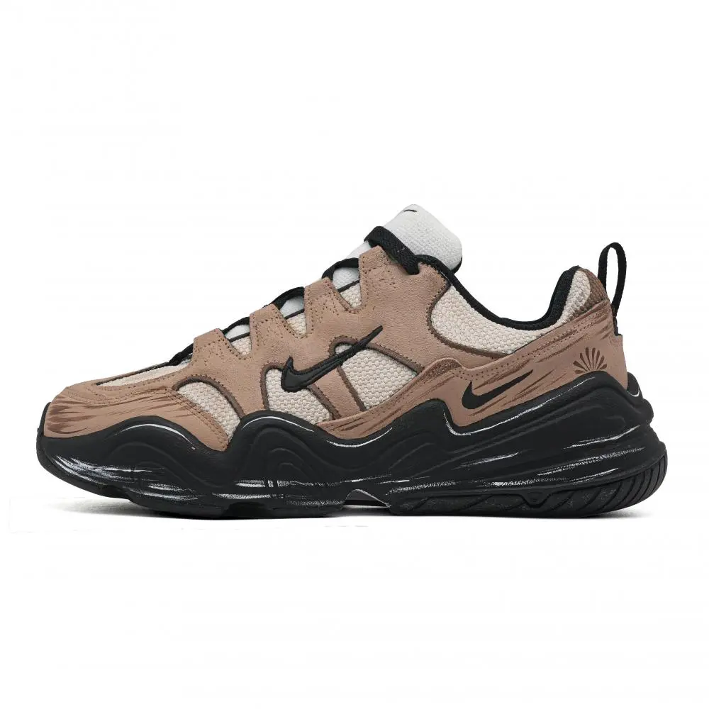 Nike Tech Hera Abrasion Resistant Low Top Casual Shoes Unisex Brown