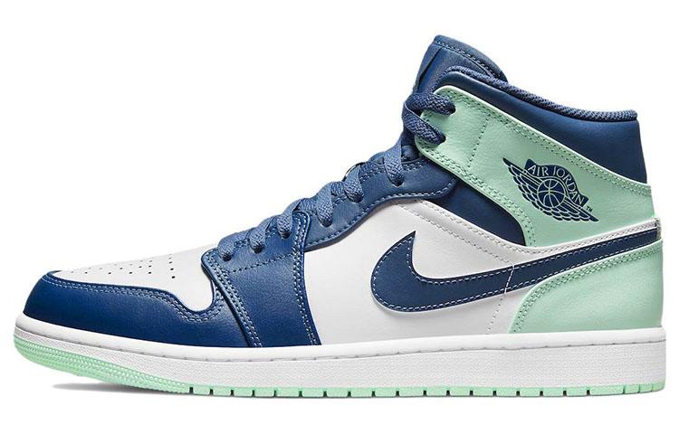 JORDAN 1 Mid Mystic Navy Mint Foam