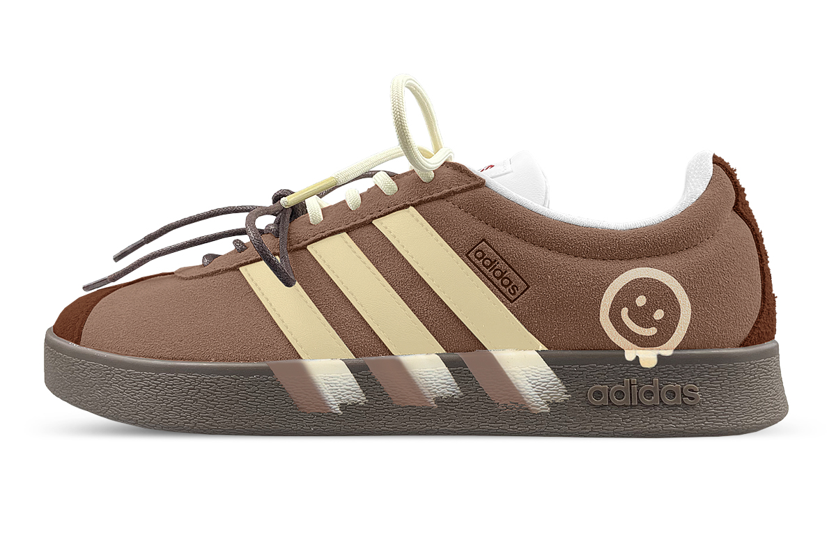 Adidas VL COURT 2.0 Cushioning, Wear Resistant Low top Skateboard Shoes Unisex