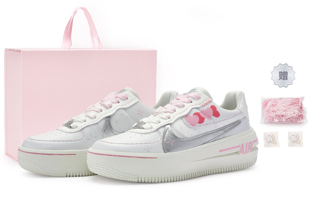 Nike Air Force 1 Skateboard Shoes Women's Low-Top Pink