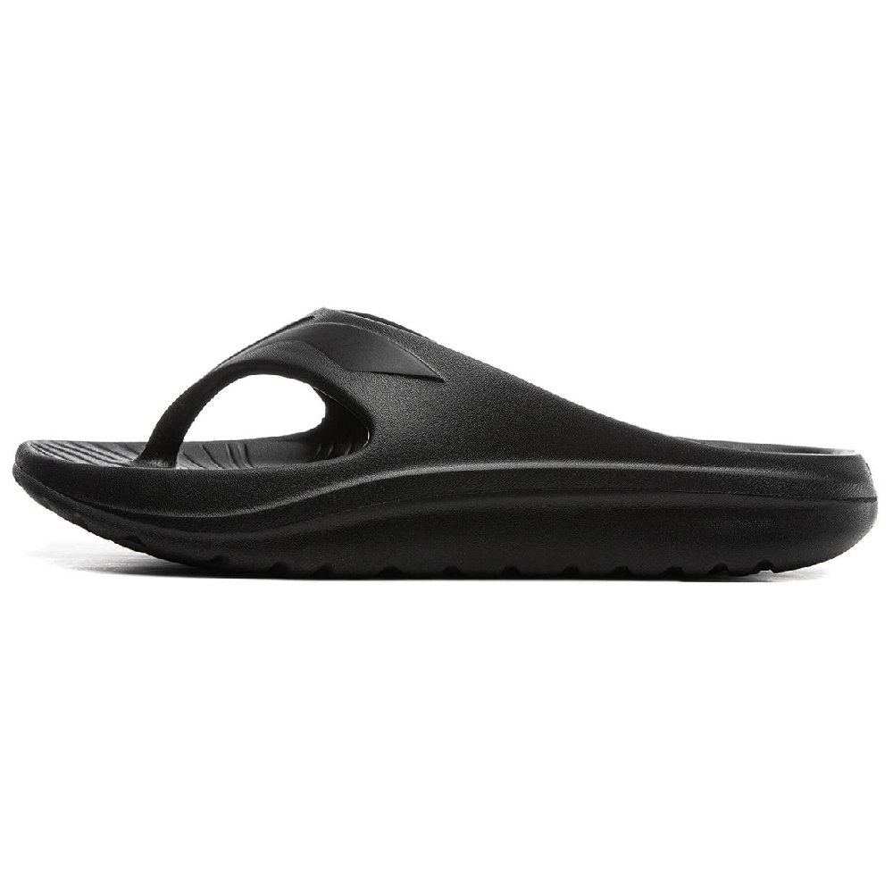 LiNing Abrasion-Resistant Slip-Resistant Flip Flops Unisex Black