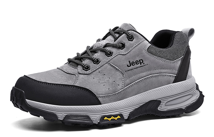 Jeep Anti-Slip Wear-Resistant Low-Top Outdoor Shoes Men's Gray купить в интернет-магазине Yoocart с быстрой доставкой по России.