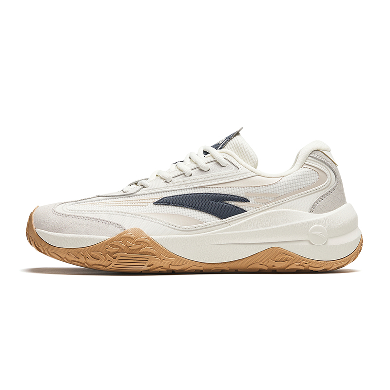 Anta Low Top Casual Shoes Men's White Gray Blue
