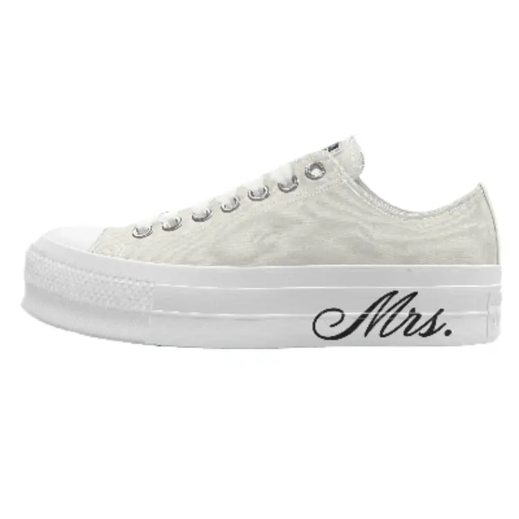 Converse All Star Anti Slip Wear Resistant Low Top Skateboard Shoes Women's White