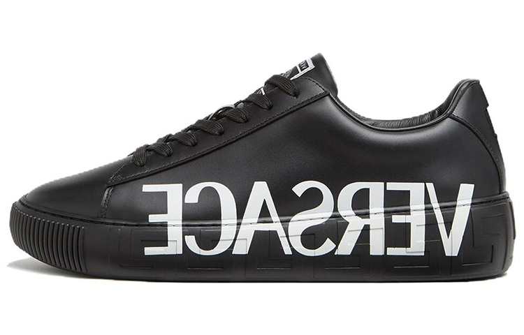VERSACE Medusa Greca Low Black Black White
