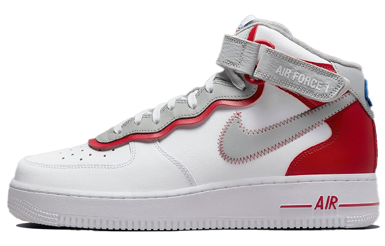 Nike Air Force 1 Mid Athletic Club White Gym Red