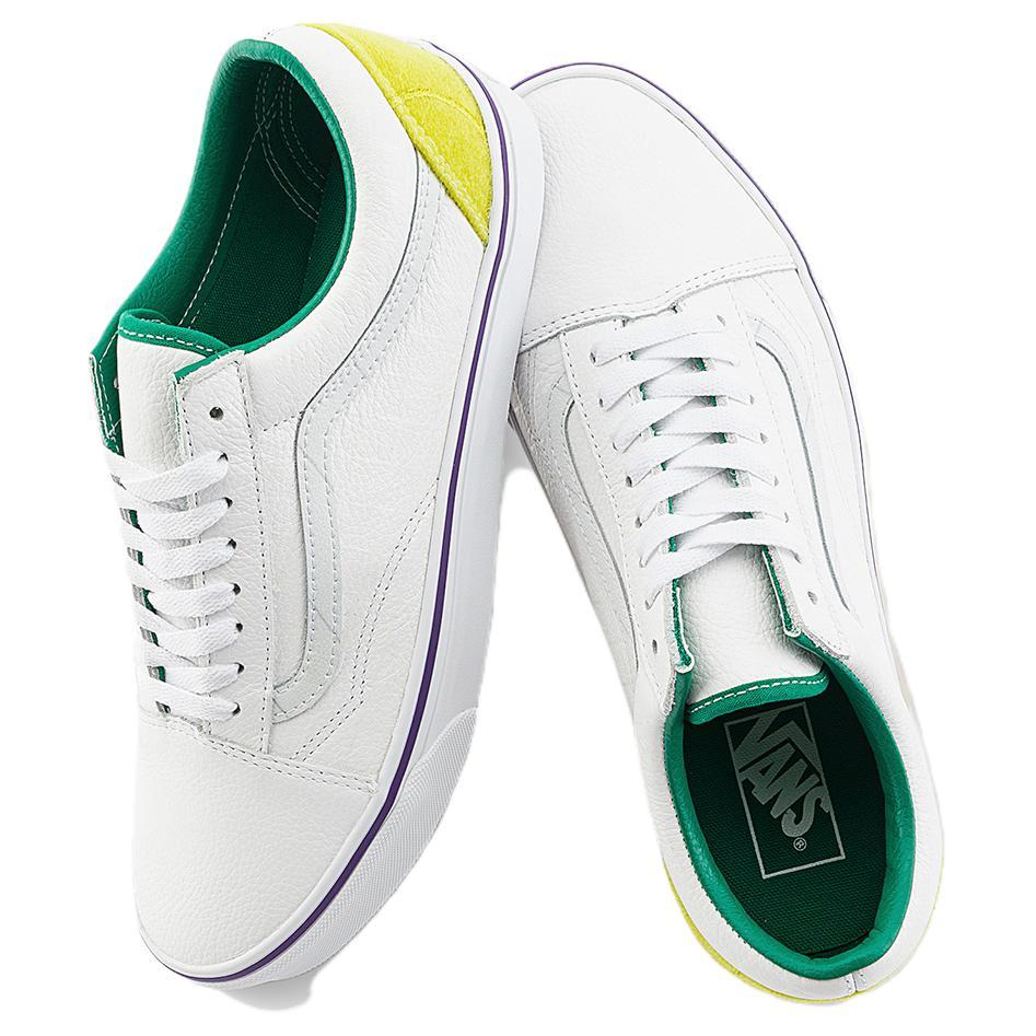 Vans Old Skool Anti-Slip Wear-Resistant Low-Top Skateboard Shoes Unisex White