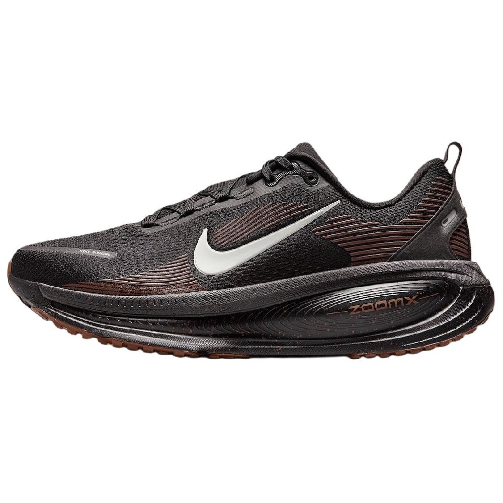 Nike Vomero 18 Abrasion Resistant Low Top Running Shoes Unisex Black Brown