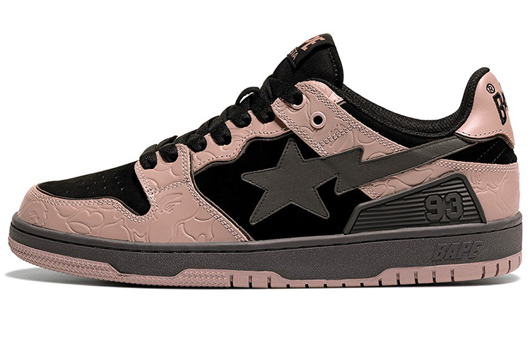 BAPE A BATHING APE Bape SK8 Sta Dirty Pink Black