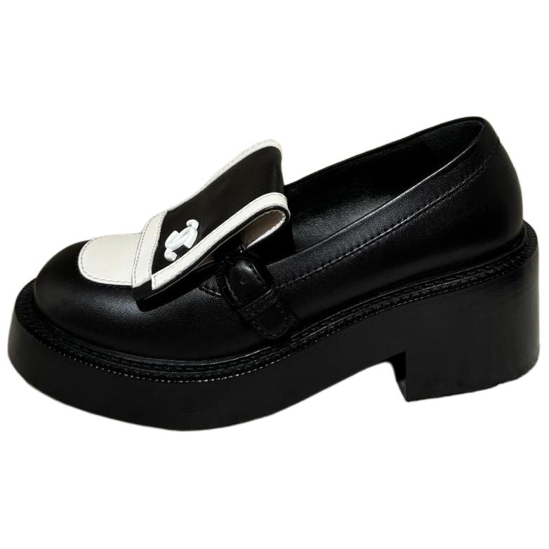 CHANEL Loafers Women's Black