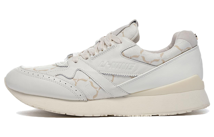 LI-NING 1990 Classic Collection Casual Shoes Men Low-Top Ecru