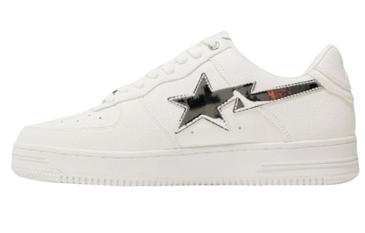 A BATHING APE Bape Sta White Silver 2023