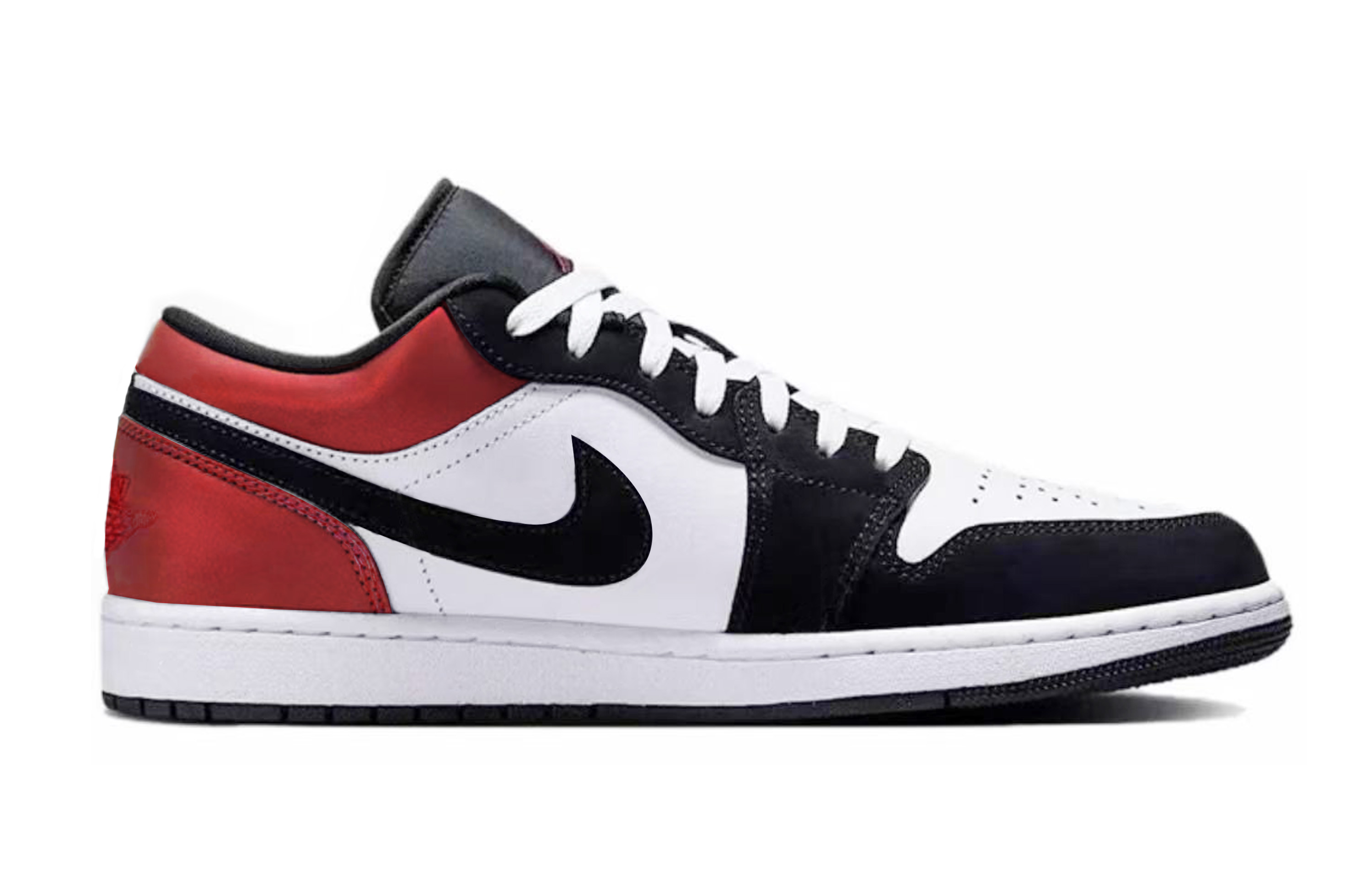 Jordan Air Jordan 1 Slip Resistant Abrasion Resistant Low top Vintage Basketball Shoes Unisex Black купить в интернет-магазине Yoocart с быстрой доставкой по России.