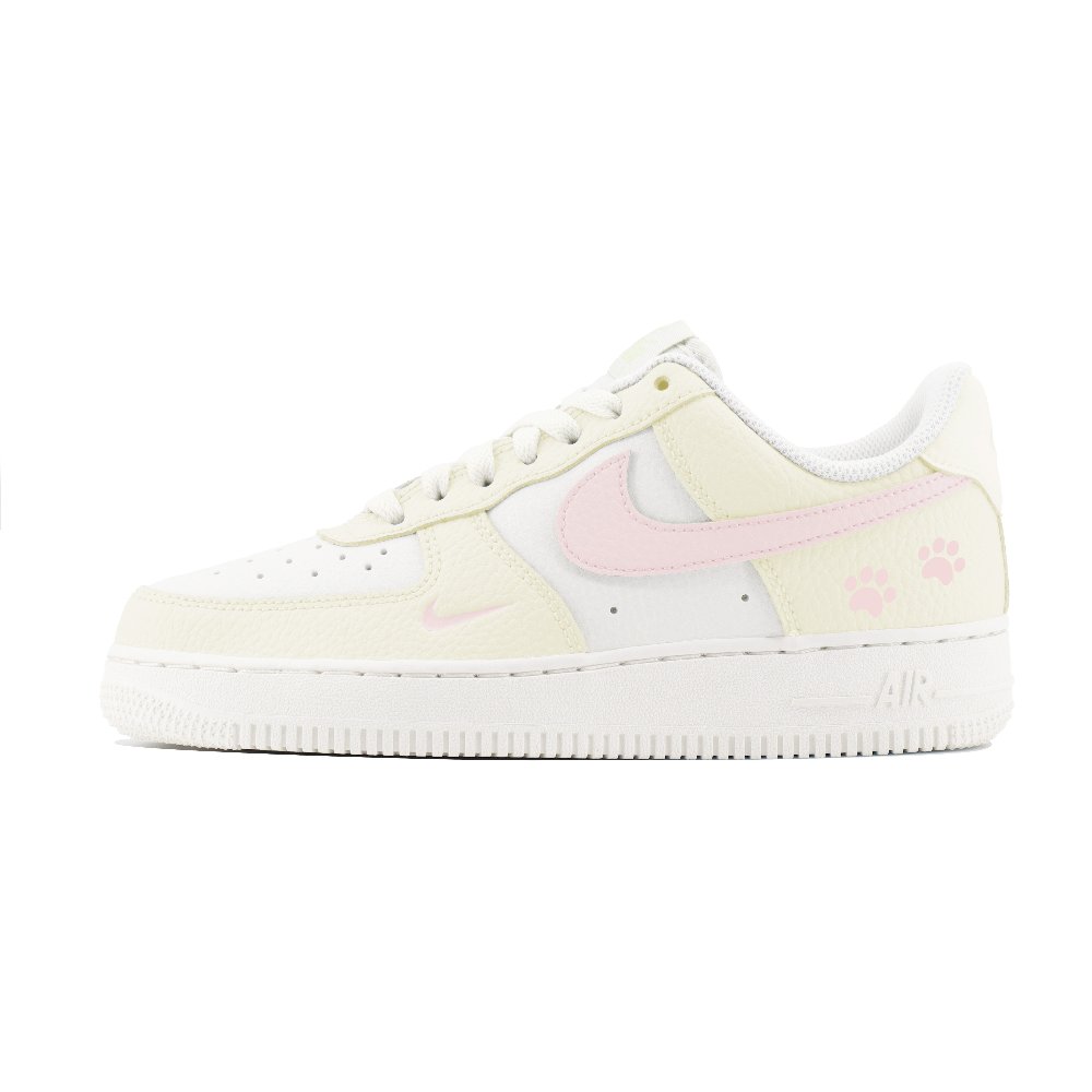 Nike Air Force 1 'Concrete Boys' Abrasion Resistant Low Top Skateboard Shoes Unisex White Yellow