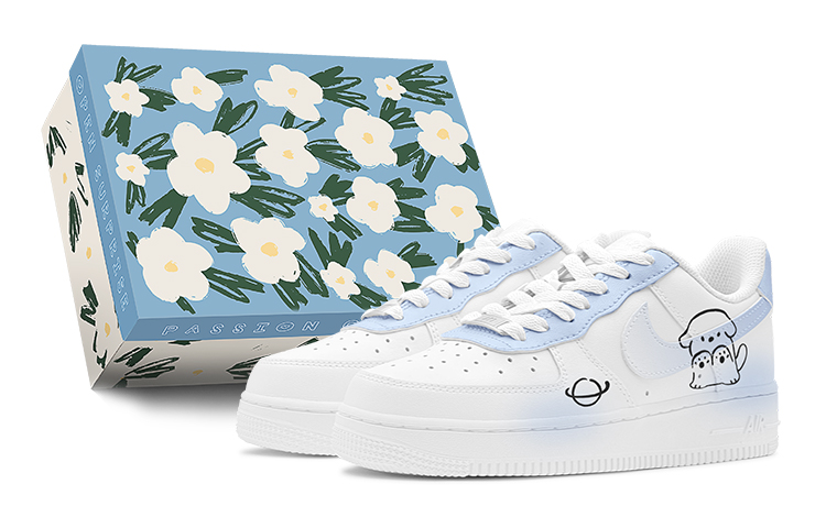 Nike Air Force 1 Skateboard Shoes Men's Low top White