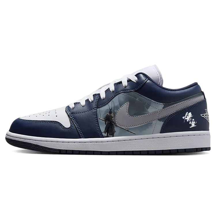 Jordan Air Jordan 1 Vintage Basketball Shoes Women's Low top White/Blue