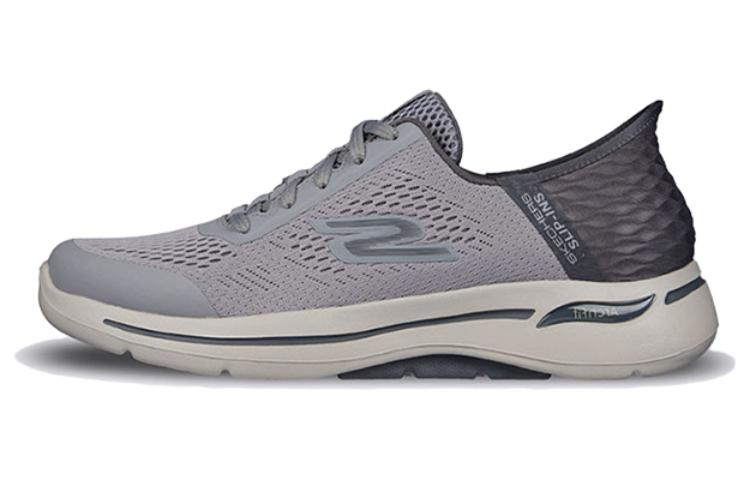 Skechers Go Walk Arch Fit Wear-Resistant Low-Top Casual Shoes Men's Gray