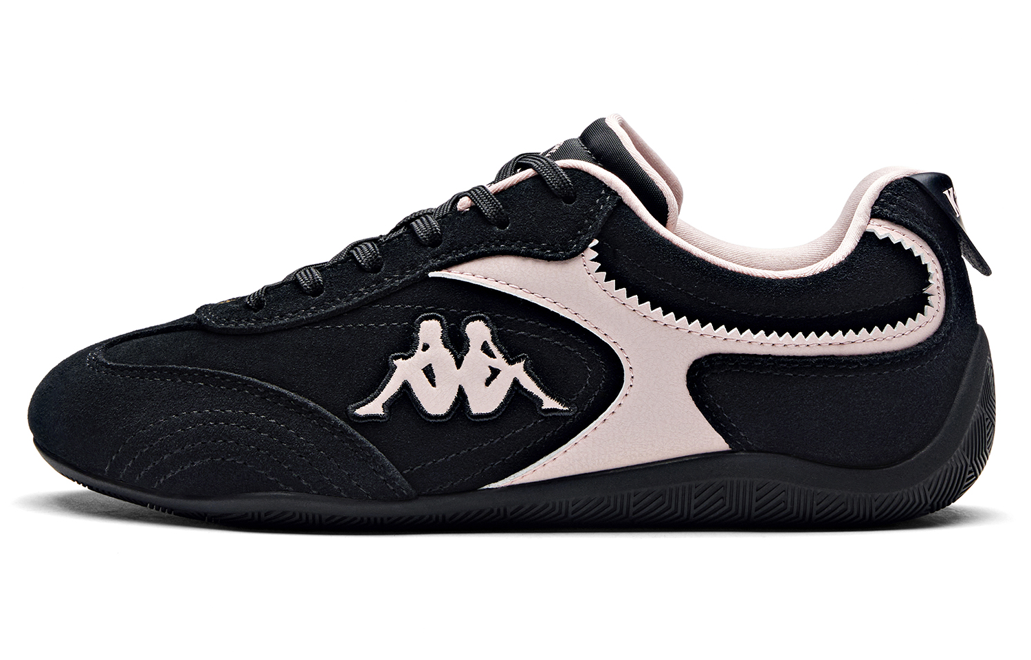 Kappa Back to Back Abrasion Resistant Low top Racing Shoes Women's Black Pink