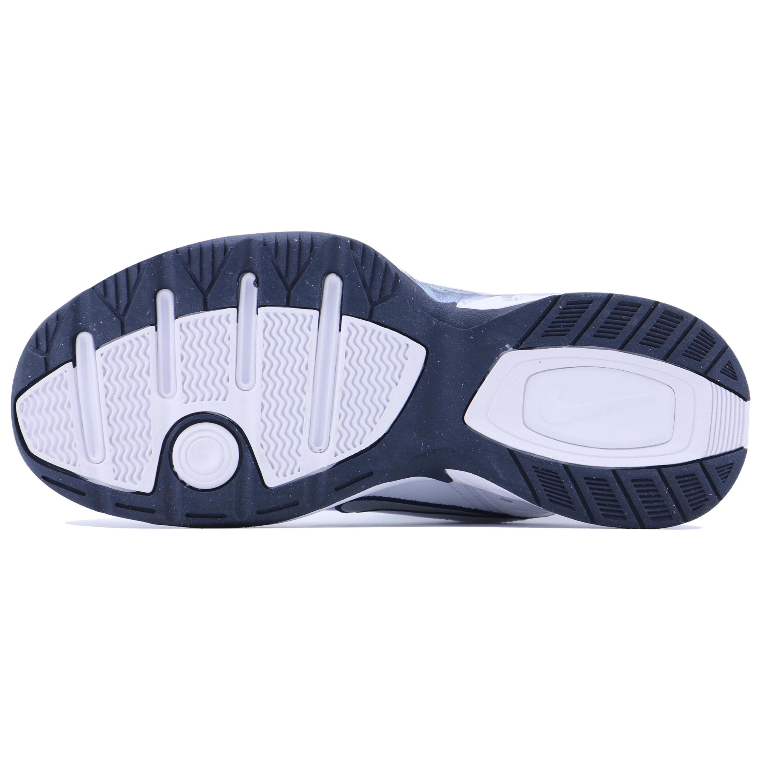 Nike Air Monarch 4 White Navy Bamboo Shadow Scroll SDS Abrasion Resistant Low Top Chunky Sneakers Unisex White Green купить в интернет-магазине Yoocart с быстрой доставкой по России.