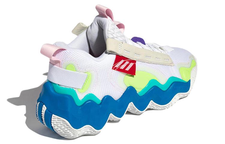 Adidas Exhibit B Wear resistant Non Slip White Green Blue купить в интернет-магазине Yoocart с быстрой доставкой по России.