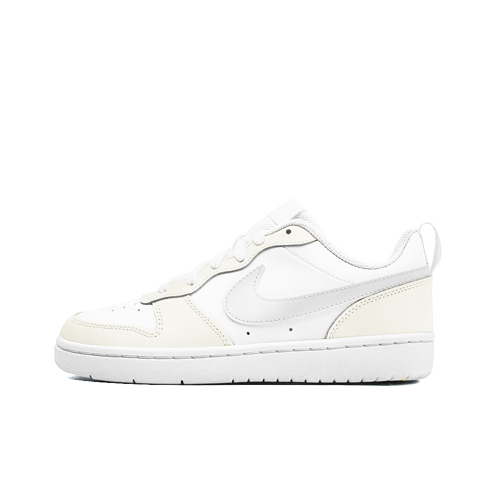 Nike Court Borough Colostrum Cheese, Amber Anti Slip Wear Resistant Low Top Skateboard Shoes GS Yellow