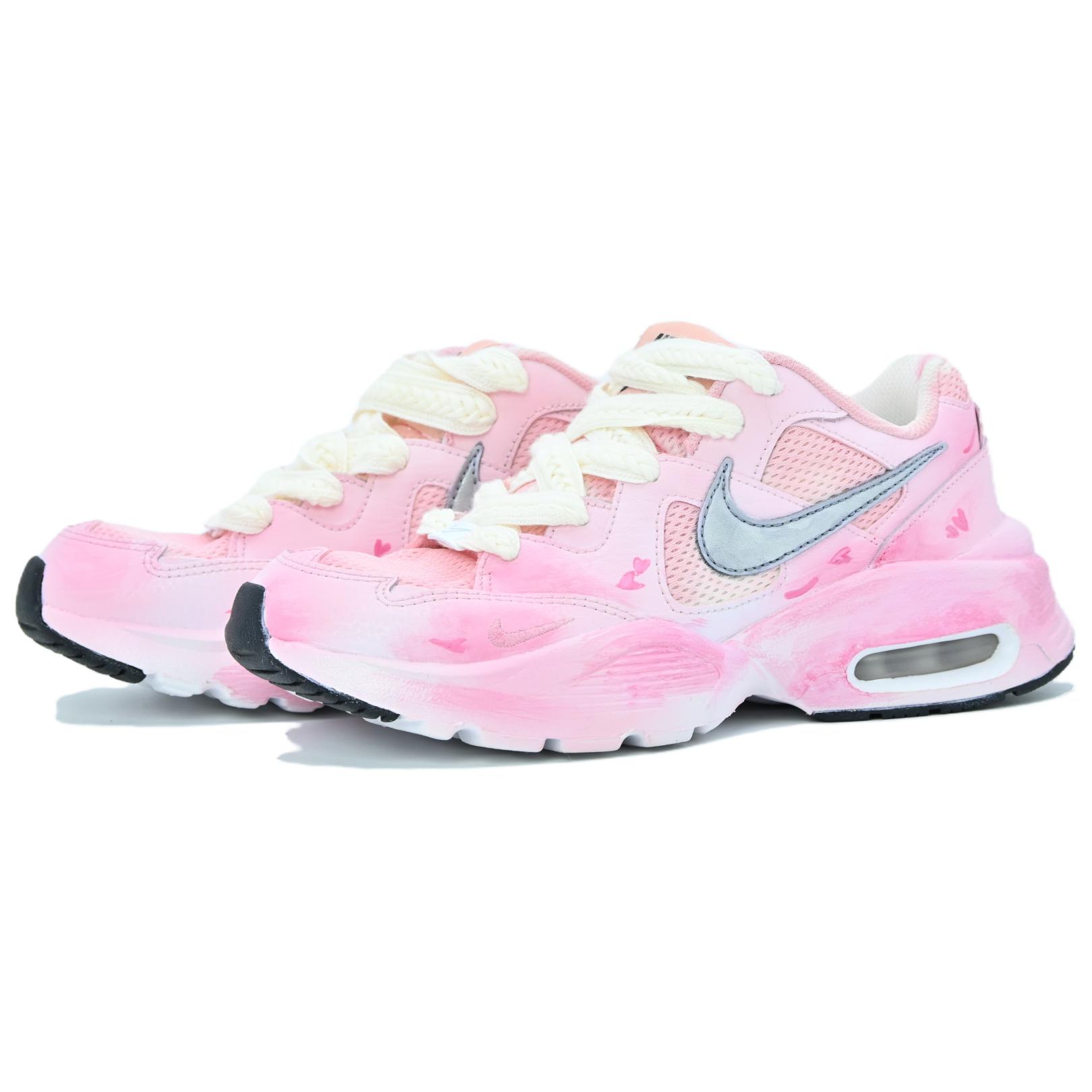 Nike Air Max Fusion Casual Shoes Women's Low-Top Pink/Red/White купить в интернет-магазине Yoocart с быстрой доставкой по России.