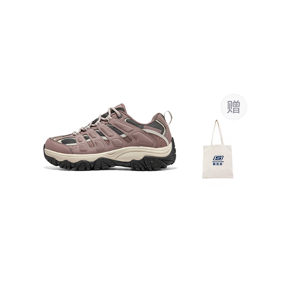 Skechers OUTDOOR Wear-Resistant Support Balance Lightweight Rebound Low-Top Outdoor Shoes Women's Pink