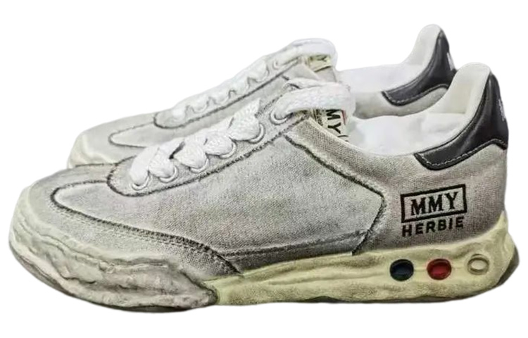 MIHARA YASUHIRO Skateboard Shoes Unisex Low-Top Gray