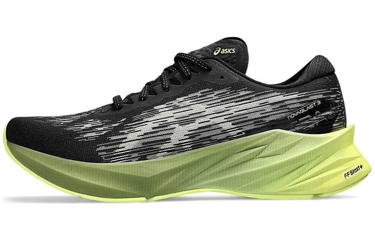 Asics Novablast 3 'Black Dried Leaf Green'