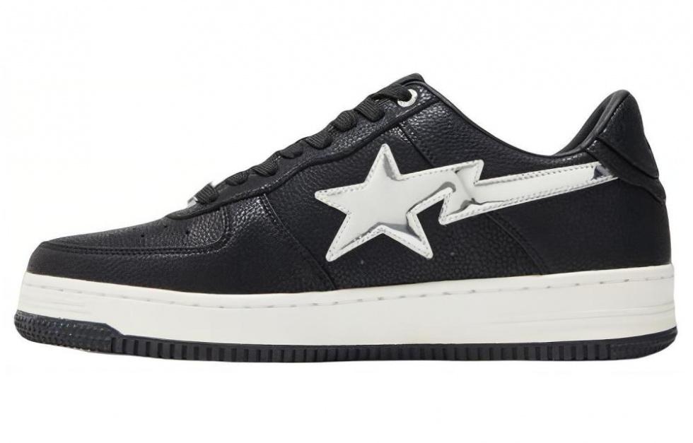 A BATHING APE Bape Sta Black Silver 2023