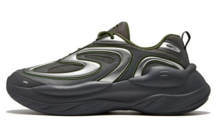 FILA FUSION BUZZARD Meteor Shoes Low Top Chunky Sneakers Men's Gray Silver