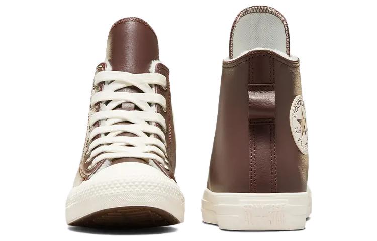 Converse Chuck Taylor All Star Leather Faux Fur Lining 'Dark Brown' Women's купить в интернет-магазине Yoocart с быстрой доставкой по России.