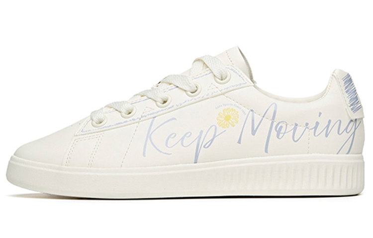 Anta Life Collection Low-Top Skateboard Shoes Women's White Blue Yellow