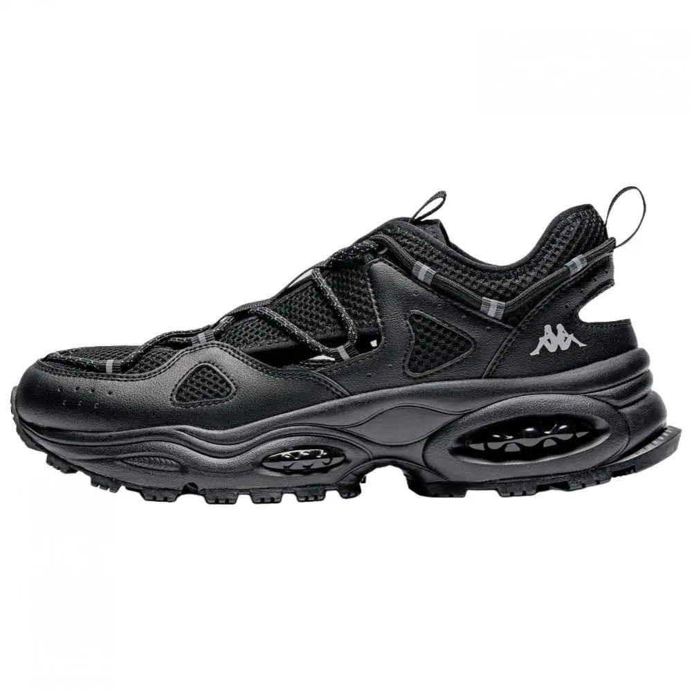 Kappa Slip Resistant Breathable Grip Support River Trekking Shoes Unisex Black