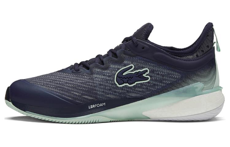 LACOSTE Anti-Slip Wear-Resistant Low-Top Casual Shoes Men's Navy Blue