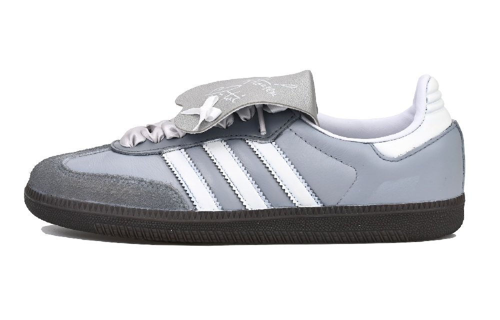 Adidas Originals Samba Low-Top Skateboard Shoes Unisex White Gray