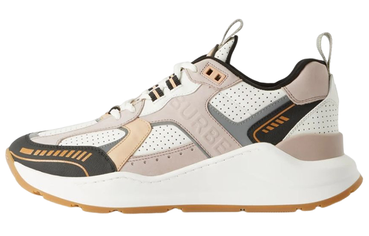 Burberry Low-Top Sports Casual Shoes Women's White Nude