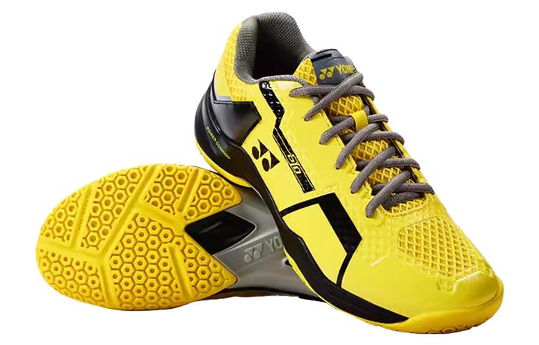 YONEX Power Cushion Badminton Shoes Unisex Low-Top Yellow Black