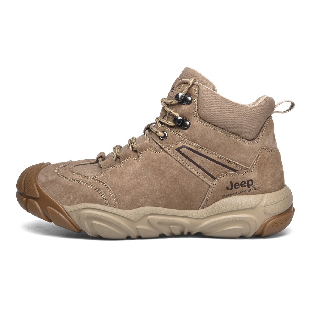 Jeep Mid Top Outdoor Shoes Men's Sand