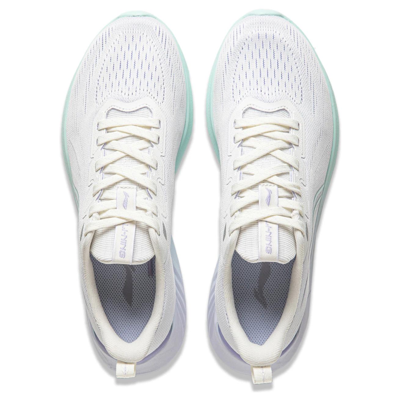 LiNing Qingyi Cushioning, Wear Resistant Low top Casual Running Shoes Women's White Purple купить в интернет-магазине Yoocart с быстрой доставкой по России.