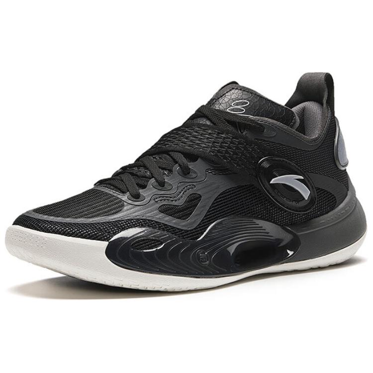 Anta Water Lily 6 Slip-Resistant Low-Top Basketball Shoes Men's Black
