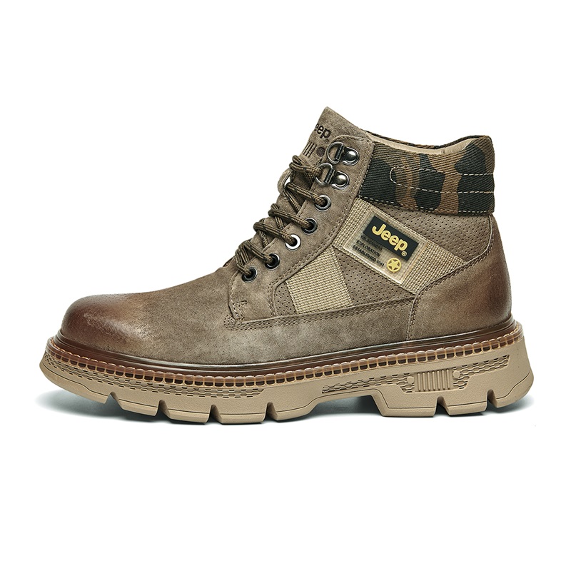 Jeep Short Martin Boot Men's Khaki