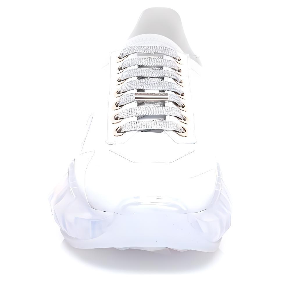 Jimmy Choo Diamond Slip Resistant, Abrasion Resistant, Lightweight Low Top Sports Casual Shoes Women's White