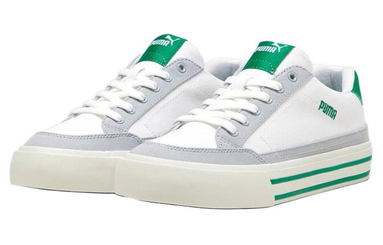 PUMA Court Classic Vulc Sneakers 'White Green' купить в интернет-магазине Yoocart с быстрой доставкой по России.